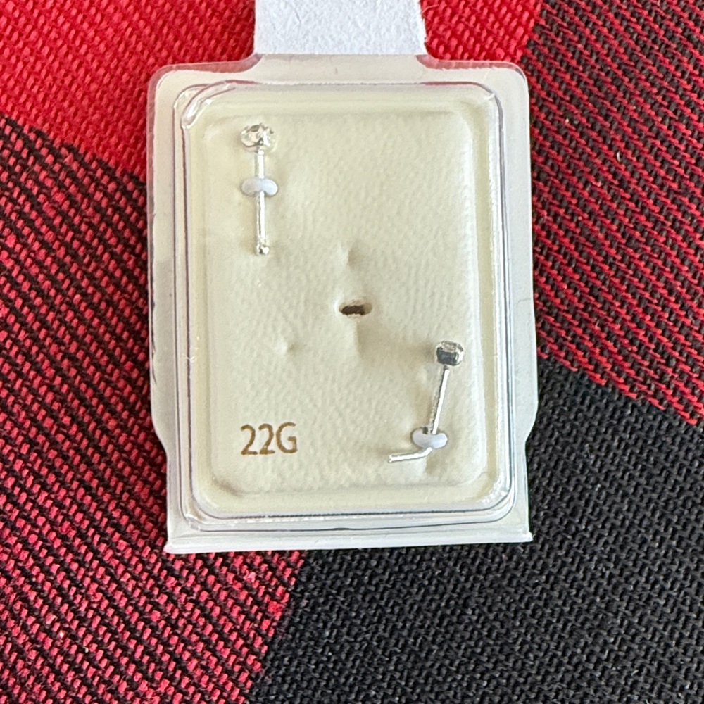 Unbranded Sterling Silver Nose rings jewelry Set of 2 New